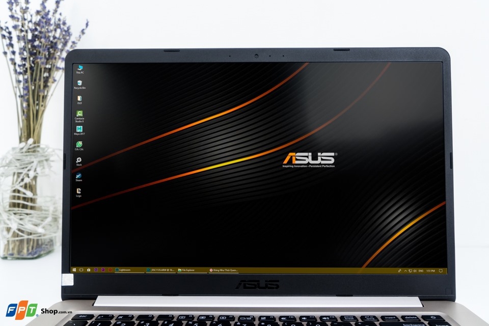 Những ưu điểm của laptop Asus Vivobook A510U Công nghệ màn hình NanoEdge cho viền màn hình mỏng hơn.