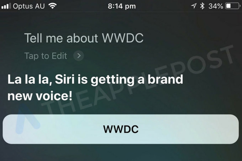 Siri sẽ có chất giọng hoàn toàn mới tại WWDC 2018 1