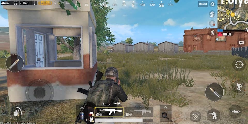 Không hề có hiện tượng giật, lắc khi chơi PUBG Mobile.