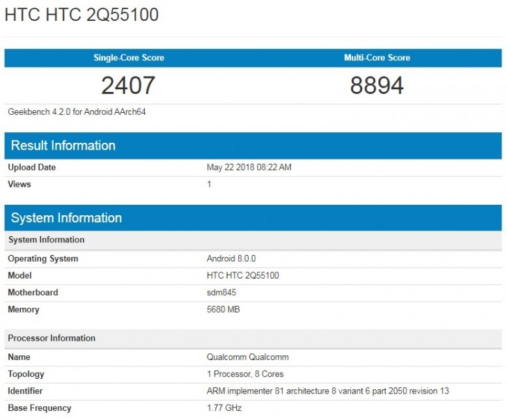 Hiệu năng HTC U12+