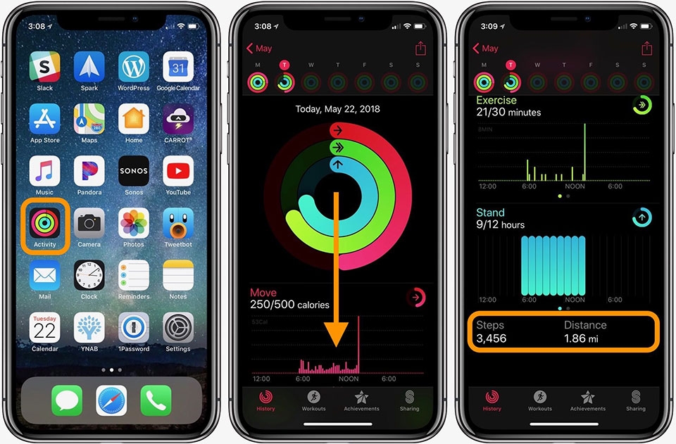 Cách theo dõi số bước đi hằng ngày trên Apple Watch Cách theo dõi số bước đi hằng ngày trên Apple Watch