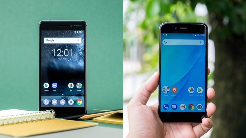 So sánh Nokia 6 và Xiaomi Mi A1 (ảnh 1) So sánh Nokia 6 và Xiaomi Mi A1 (ảnh 1)