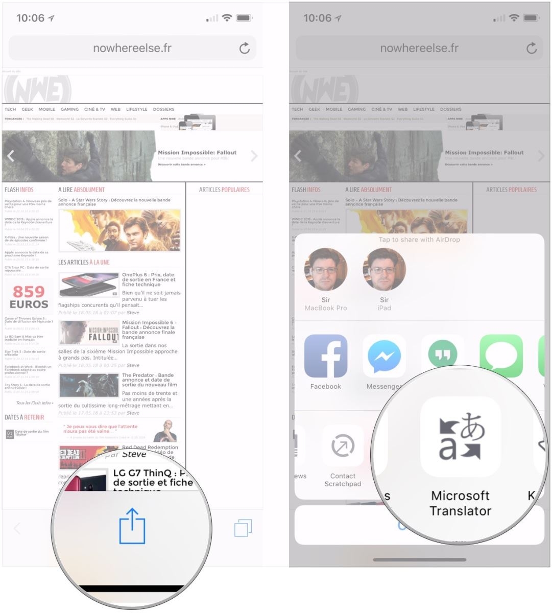 Dịch văn bản trên Safari - Hình 4 Dịch văn bản trên Safari - Hình 4