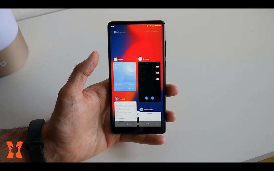 Rò rỉ hình ảnh hệ điều hành MIUI 10 trên YouTube Các ứng dụng được hiển thị song song thành 2 hàng dọc trong giao diện Recent Apps.
