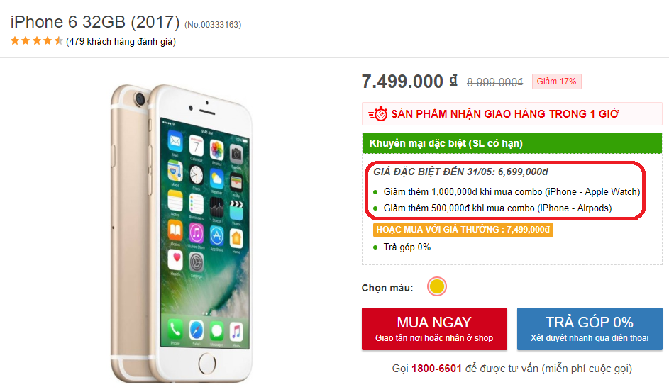 iPhone 6 32GB giảm giá còn 6.7 triệu đồng, cực kỳ đáng mua! (ảnh 8)