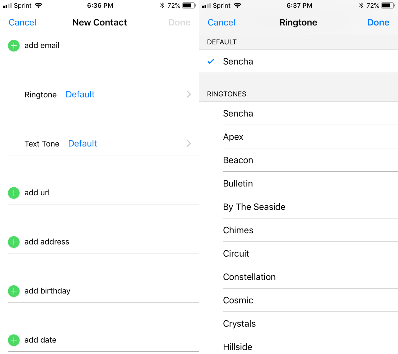 Cách tuỳ biến nhạc chuông gọi tới cho từng số liên lạc trên iPhone