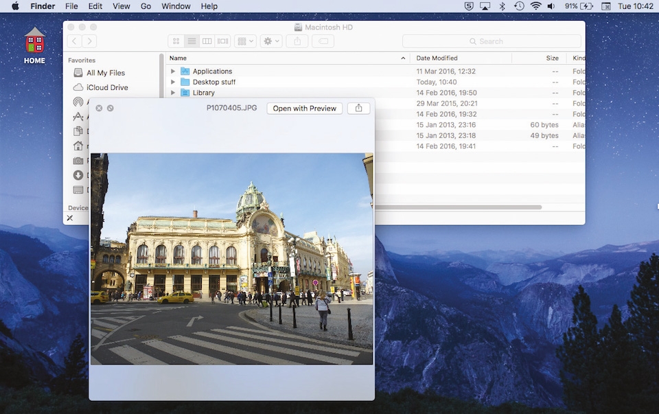 Những khái niệm trên máy tính Mac mà người dùng nên biết Tính năng Quicklook.
