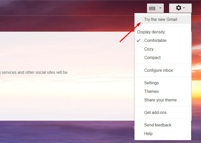 Kích hoạt Gmail mới