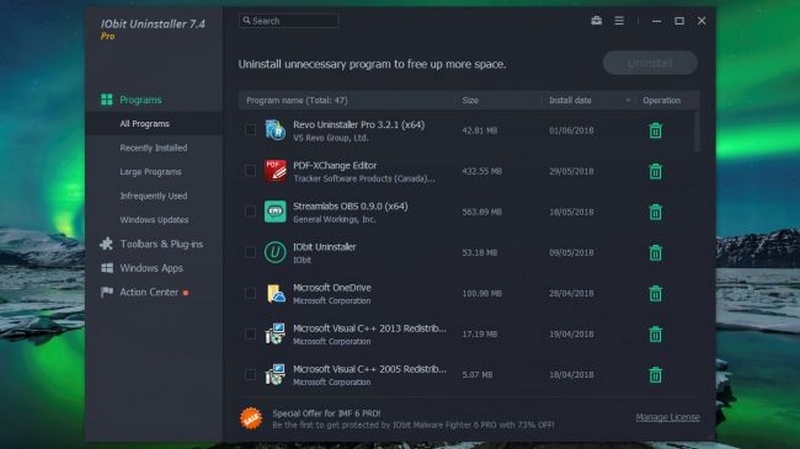 IObit Uninstaller phần mềm gỡ cài đặt IObit Uninstaller