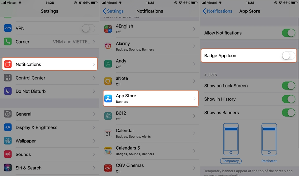 [Hướng dẫn] Loại bỏ những thông báo phiền toái trên iPhone (Ảnh 3)