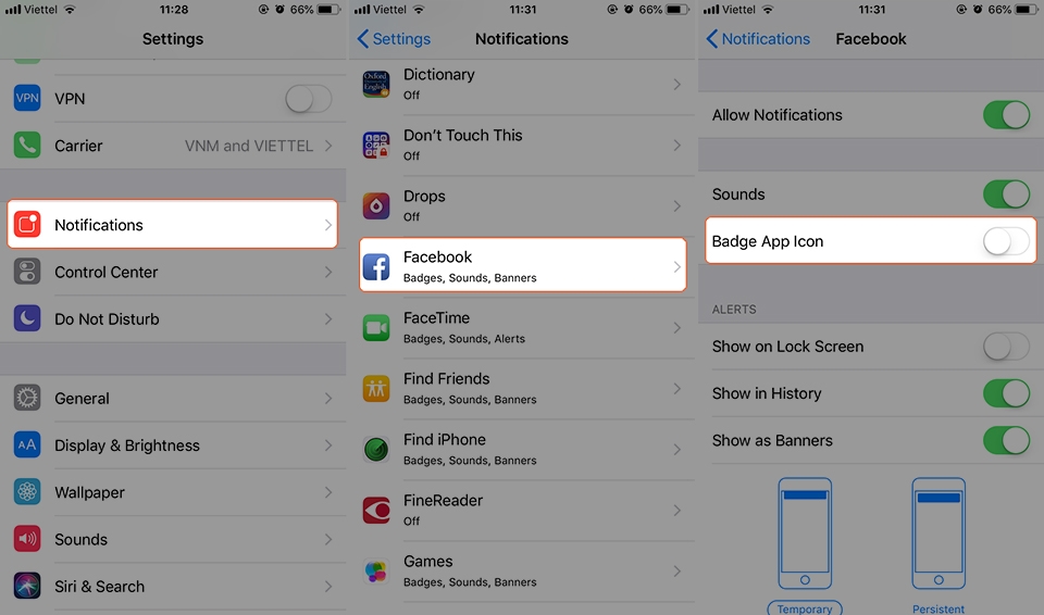 [Hướng dẫn] Loại bỏ những thông báo phiền toái trên iPhone (Ảnh 4)
