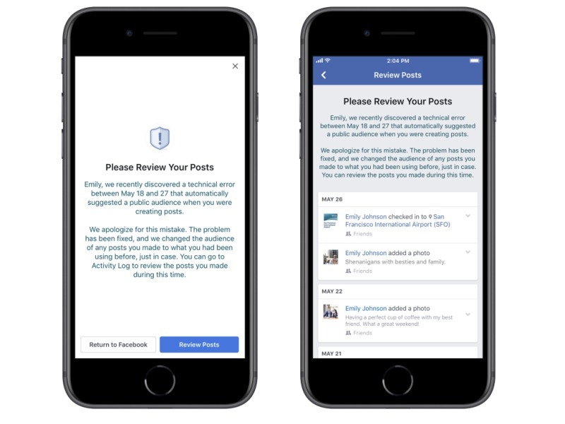 Lỗi của Facebook khiến 14 triệu người bị ảnh hưởng Lỗi của Facebook khiến 14 triệu người bị ảnh hưởng