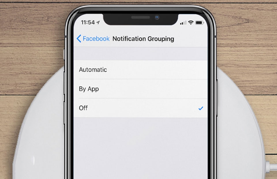 Cách tắt thông báo nhóm trong iOS 12