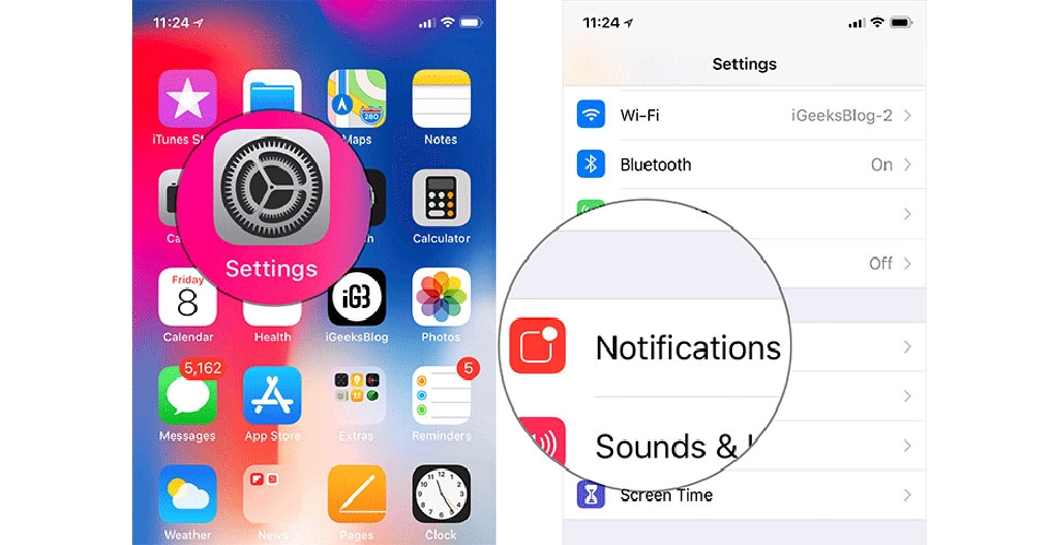 Cách tắt thông báo nhóm trong iOS 12