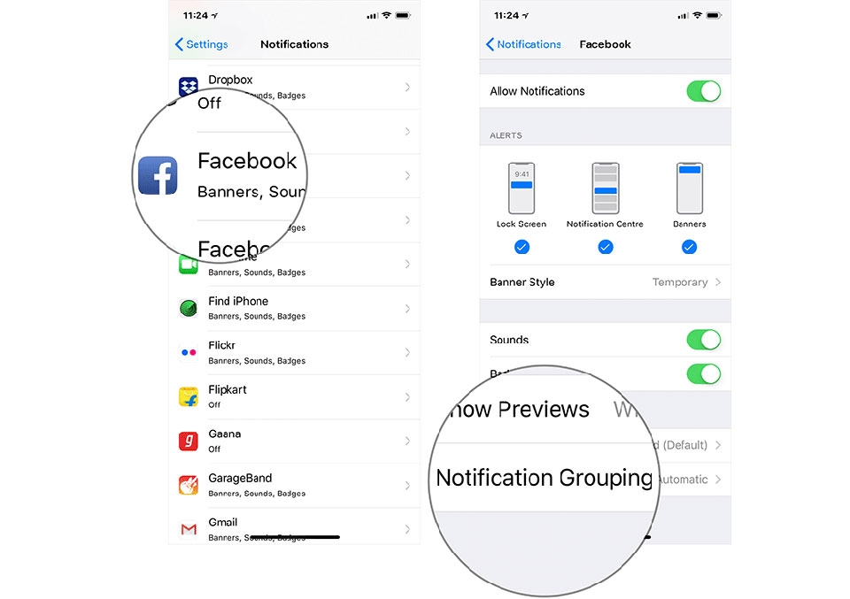 iOS 12: Tạo thông báo nhóm trên iPhone, iPad