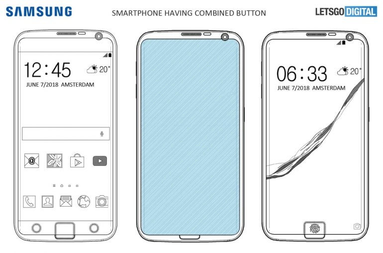 Cảm biến vân tay dưới màn hình trên Galaxy S10 sẽ khá lạ Cảm biến vân tay dưới màn hình trên Galaxy S10 sẽ khá lạ