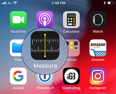Cách dùng iPhone đo lường chiều dài, khoảng cách trên iOS 12 (Ảnh 2)