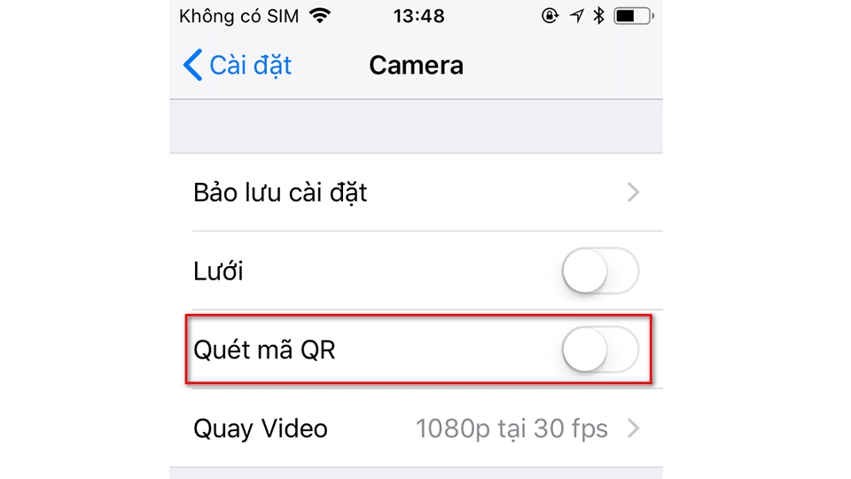 Hướng dẫn bật chế độ quét thủ công QR-Code trên iOS 12 (Ảnh 2)