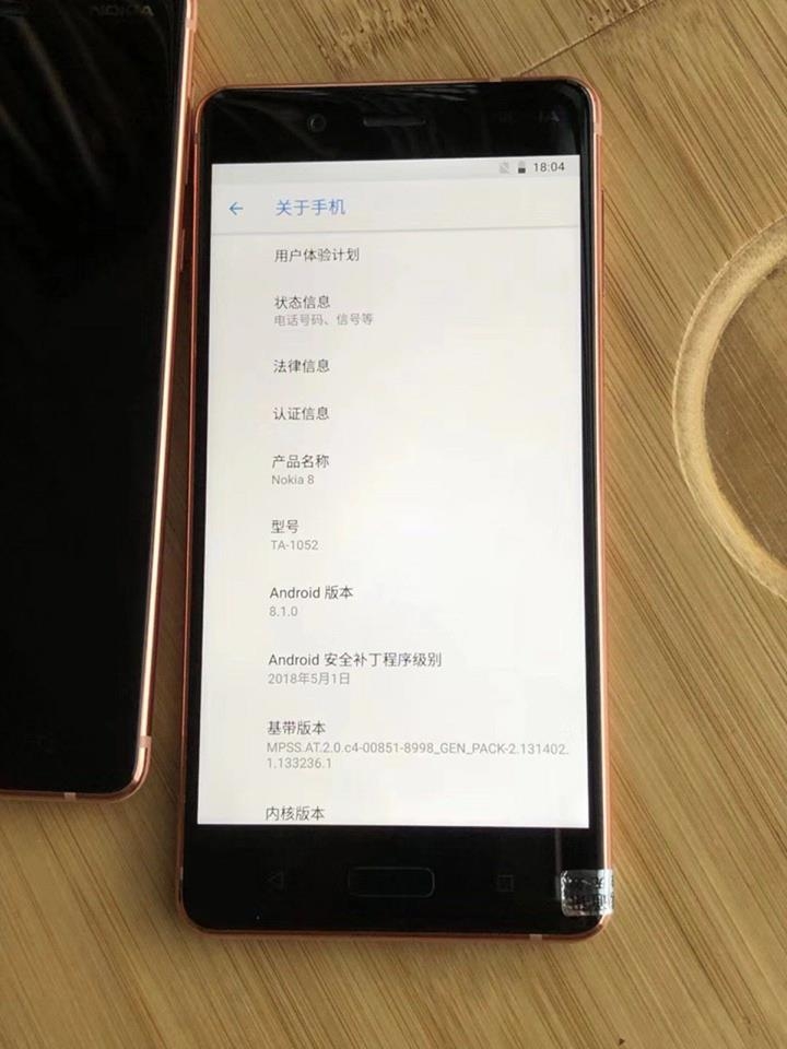 Nokia 8 phiên bản màu hồng (ảnh 7) Nokia 8 phiên bản màu hồng (ảnh 7)