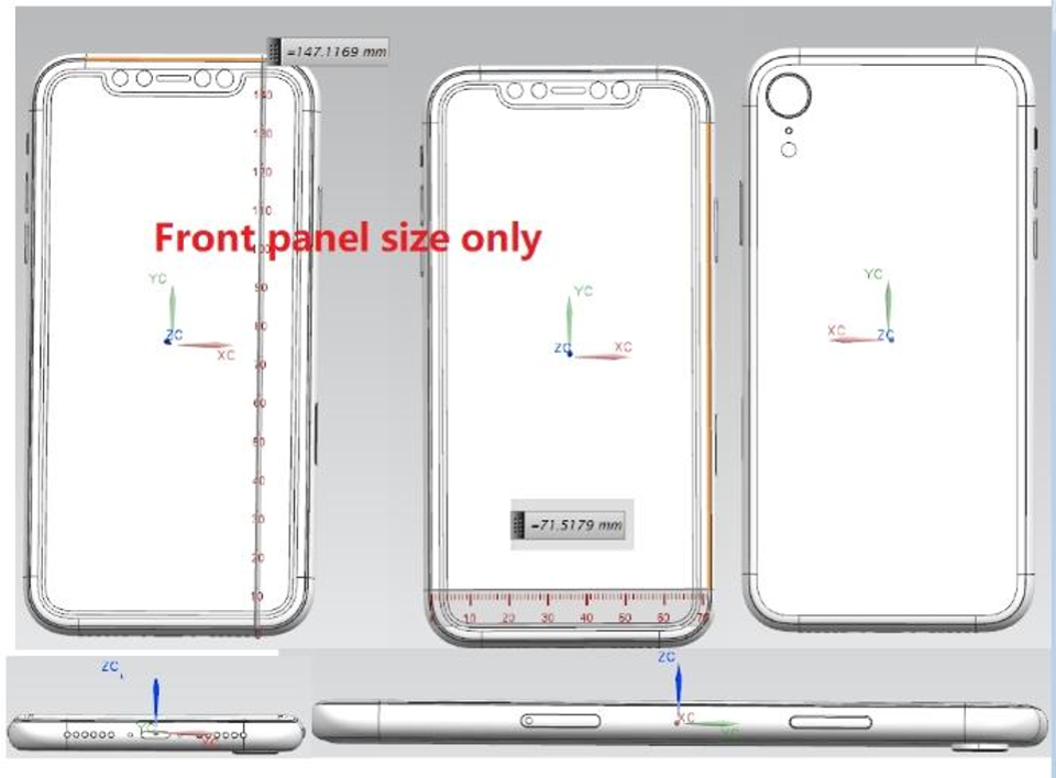 Ảnh phác thảo iPhone 6.1 inch