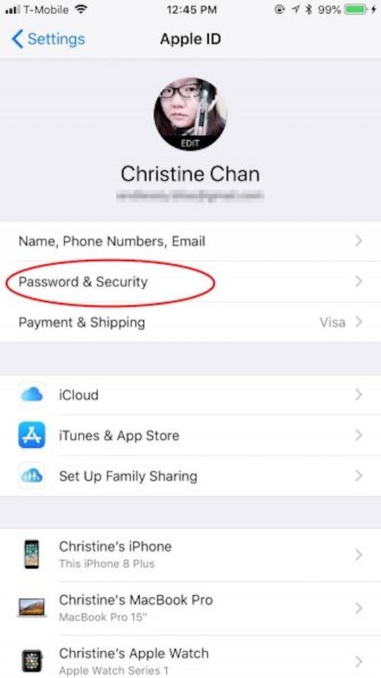 Kích hoạt bảo mật 2 lớp.