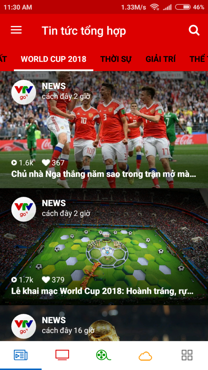 Xem bình luận WC 2018