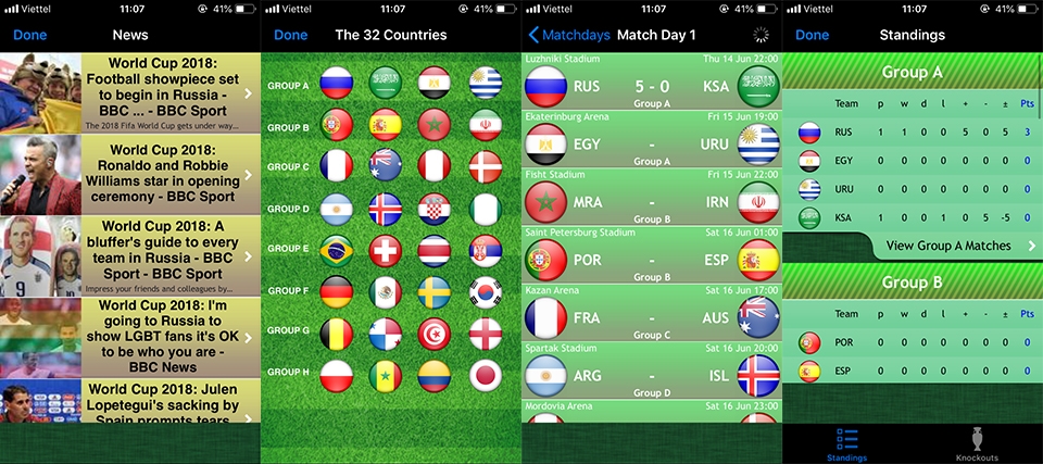 Cập nhật nhanh lịch thi đấu, kết quả, tỉ số… World Cup 2018 (Ảnh 4)