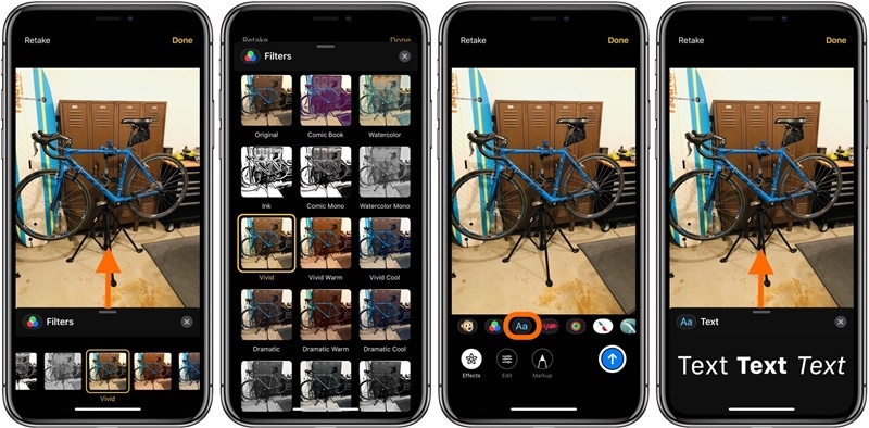 Cách dùng iMessage iOS 12 để chỉnh sửa ảnh nâng cao - Hình 2