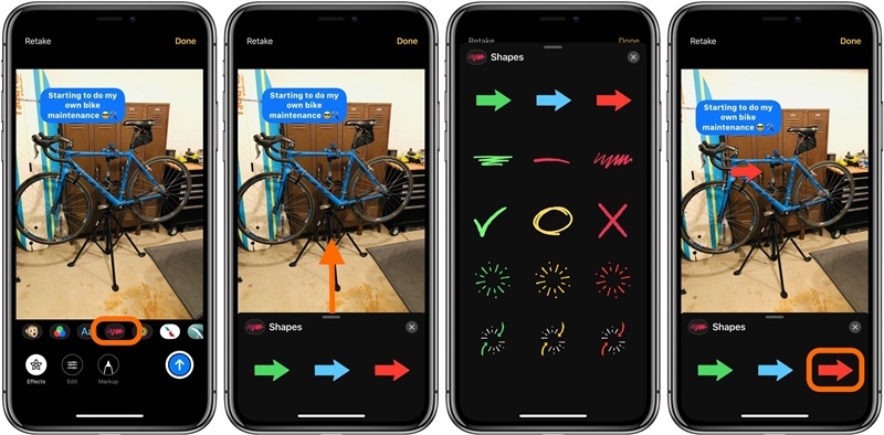 Cách dùng iMessage iOS 12 để chỉnh sửa ảnh nâng cao - Hình 4