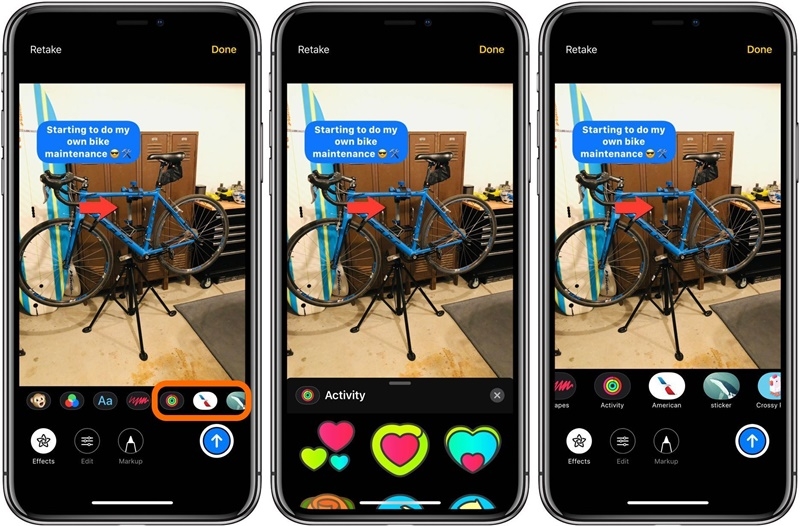 Cách dùng iMessage iOS 12 để chỉnh sửa ảnh nâng cao - Hình 5