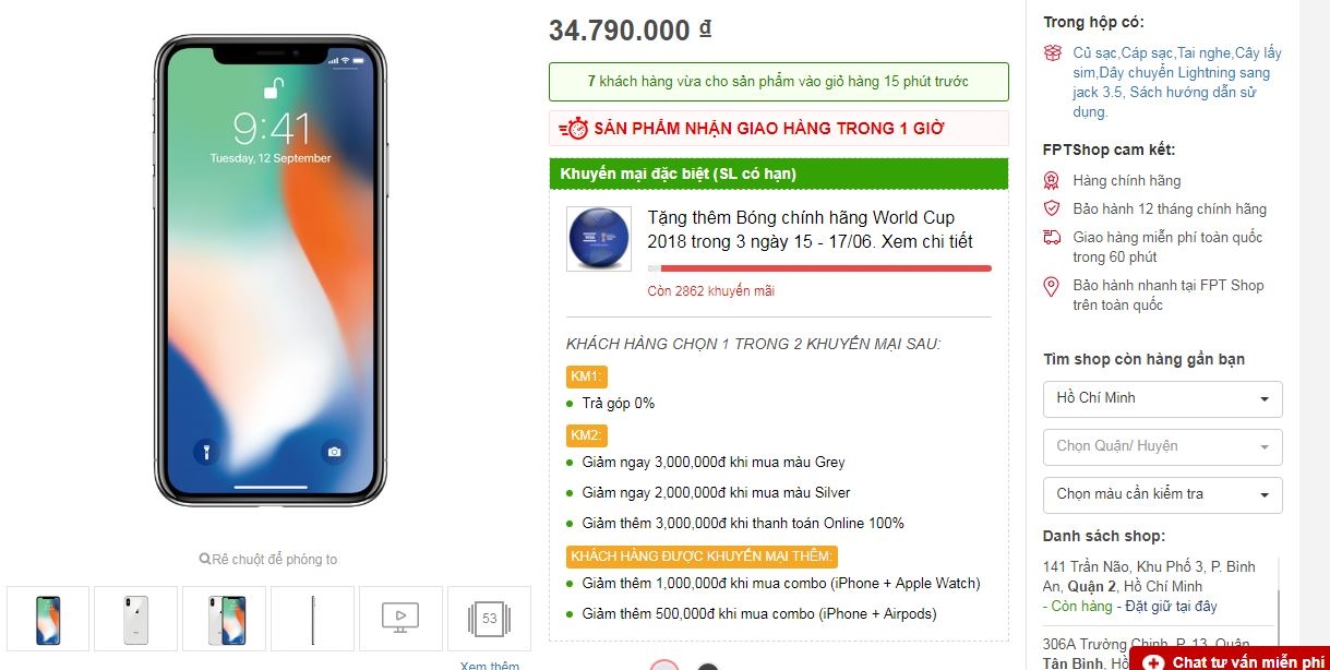 Siêu phẩm iPhone X giảm giá cực sốc, lên tới 6 triệu đồng