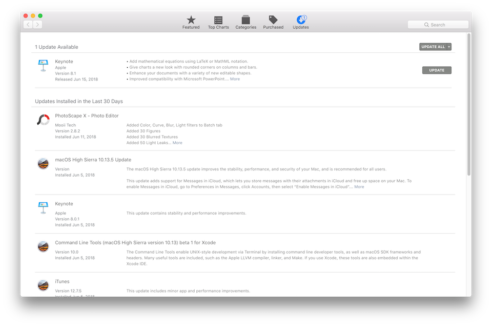 Cách khắc phục lỗi ứng dụng bị đứng trên máy tính Mac Cập nhật hệ điều hành.