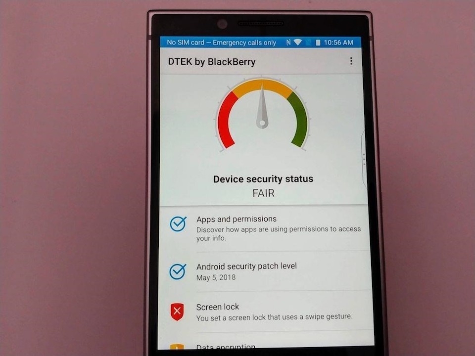 Hệ thống bảo mật DTEK.