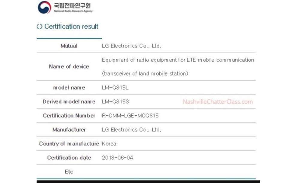 LG Q8+ xuất hiện trên KCC với 2 biến thể mới LG Q8+ xuất hiện trên KCC với 2 biến thể mới