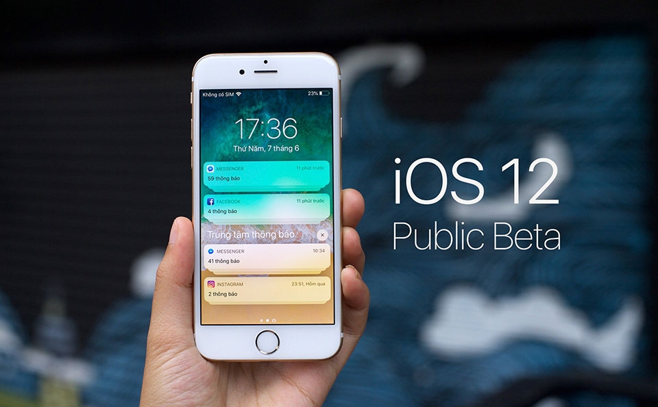 Cách cài đặt iOS 12 public beta