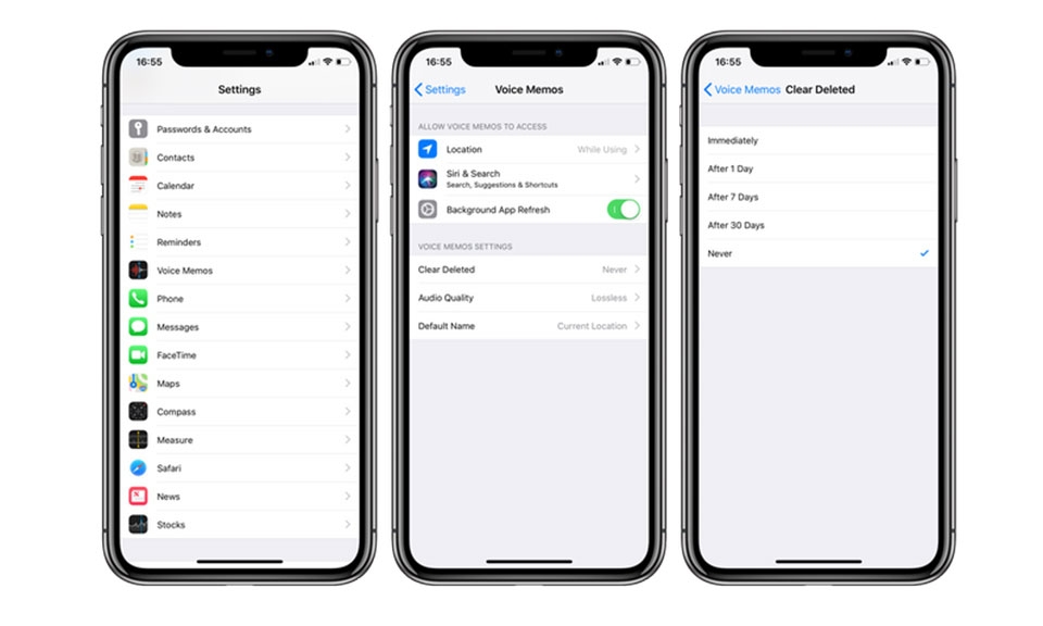 iOS 12: Cách cài đặt xóa tự động file ghi âm trong Voice Memos iOS 12: Cách cài đặt xóa tự động file ghi âm trong Voice Memos