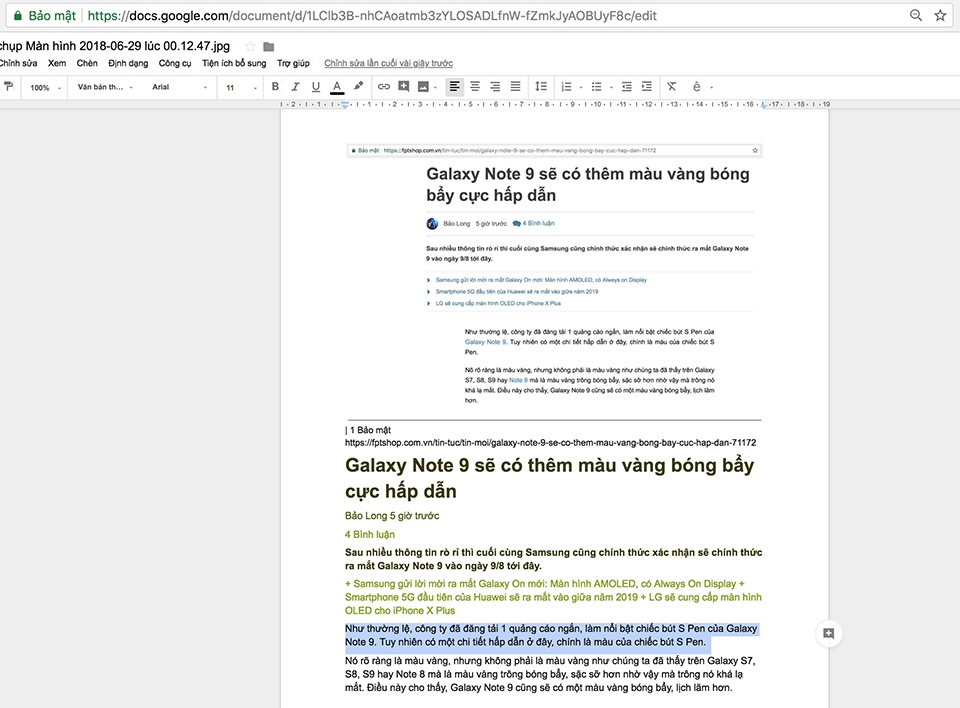 chuyển hình ảnh thành văn bản bằng Google Drive 04