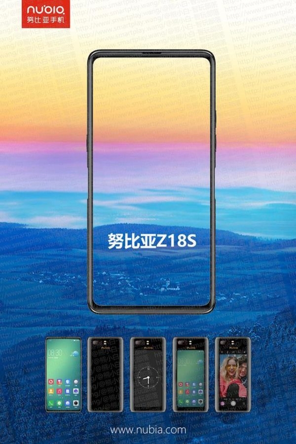 Siêu phẩm Nubia Z18S hai màn hình xuất hiện trên poster chính thức 2