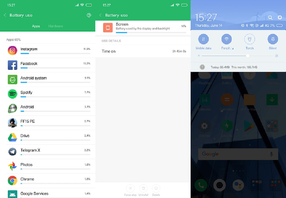 Đánh giá pin Xiaomi Mi 8