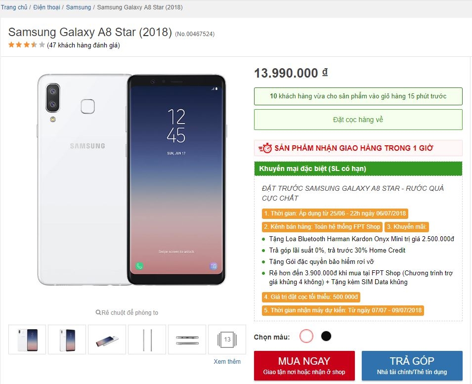 Những vũ khí sẽ giúp Galaxy A8 Star vô địch trong phân khúc cận cao cấp 4