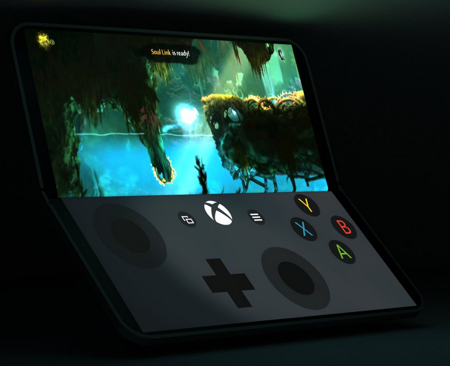 Đây là Surface Phone khi đang làm việc và chơi game