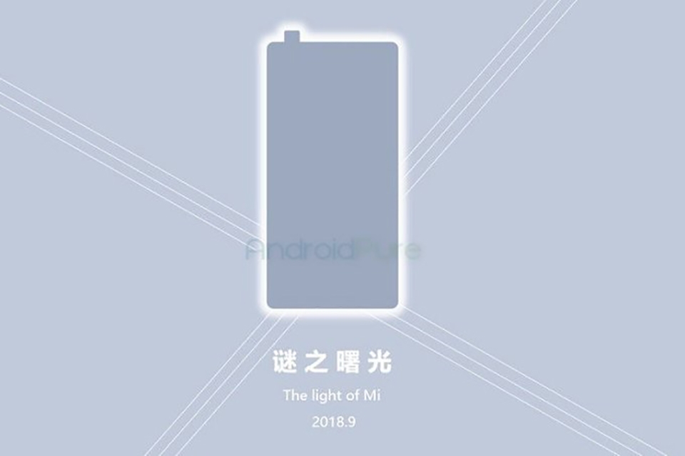 Ảnh teaser Xiaomi Mi Mix 3 Ảnh teaser Xiaomi Mi Mix 3