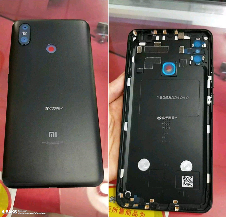 Ảnh mặt lưng Xiaomi Mi Max 3