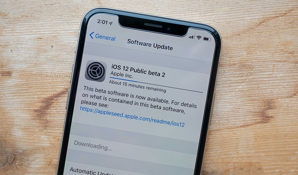 iOS 12 public beta 2