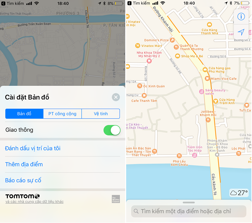 Apple Map tại Việt Nam đã được cập nhật