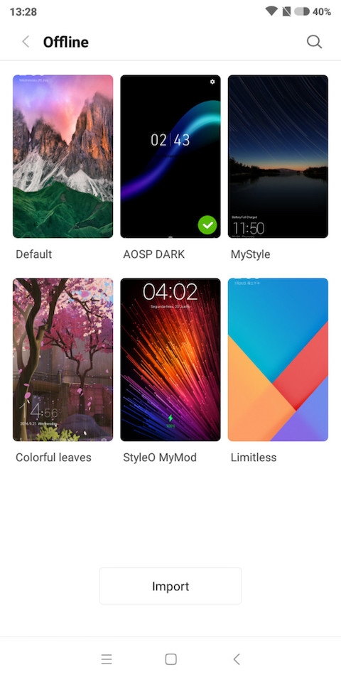 Cách làm mới smartphone Xiaomi bằng themes miễn phí Chọn themes, nhấn nút Download và sau đó là Apply để cài themes vào máy.