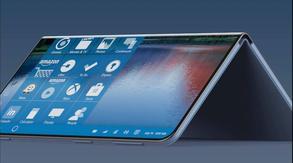 Thiết kế concept của Surface Phone.