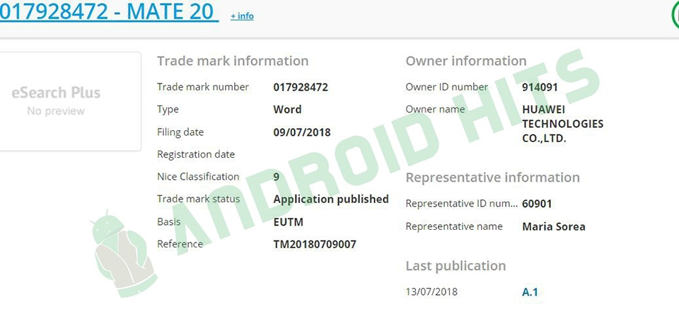Huawei Mate 20 Pro đạt chứng nhận 3C (ảnh 1)