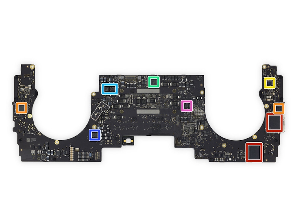 Macbook Pro 2018 sử dụng ổ cứng SSD do Toshiba sản xuất.