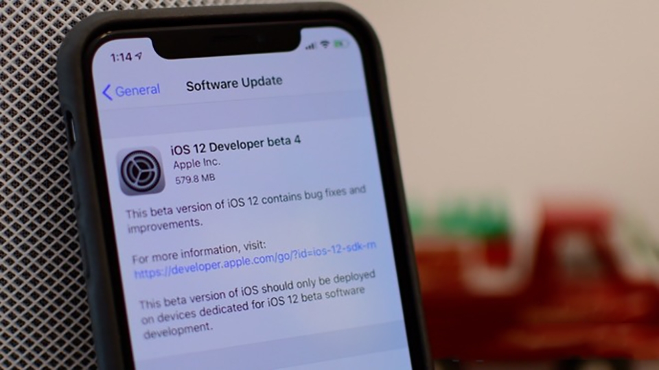 iOS 12 beta 4